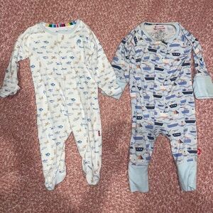 Magnetic Me Nautical and Animal Print Footies